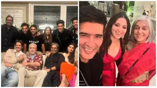 Naseeruddin Shah, Ratna Pathak Shah make a rare appearance at party with Vijay Varma, Tamannaah Bhatia. See pics