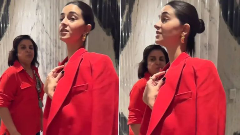 Farah Khan and Ananya Panday’s Coordinated Outfits Spark Joyful Laughter on Instagram (Watch Video)