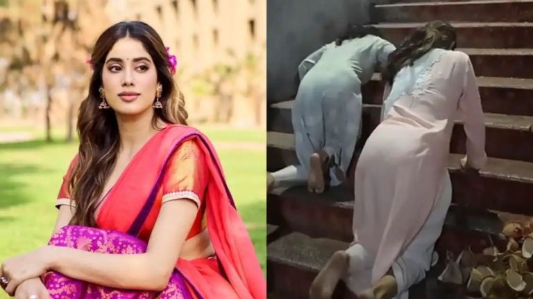 WATCH: Janhvi Kapoor Climbs Tirumala Temple Steps On Knees With Boyfriend Shikhar Pahariya, Orry