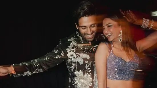 Inside pics from Kriti Kharbanda, Pulkit Samrat’s ‘most epic’ sangeet