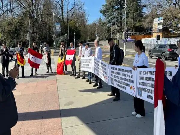 Protesters call on UN to urge Pakistan to vacate PoK and Gilgit-Baltistan