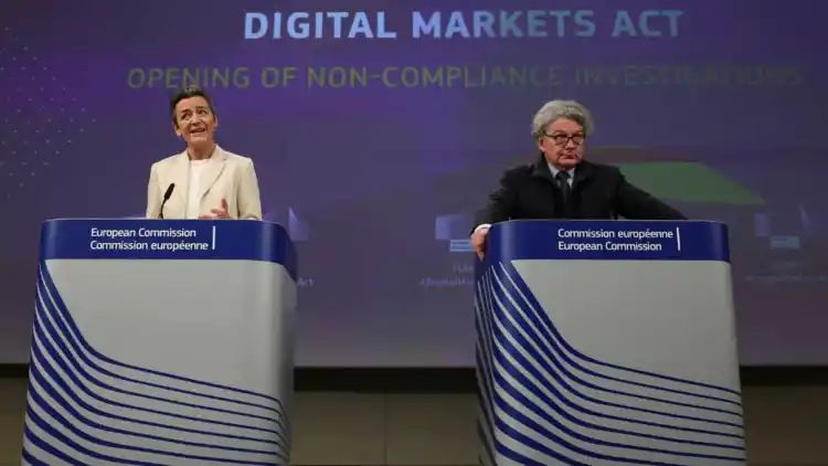 Apple, Google, Meta probed under EU’s new Digital Markets Act