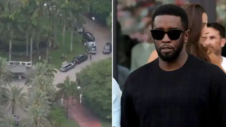 Watch live as Diddy’s Los Angeles mansion raided by police