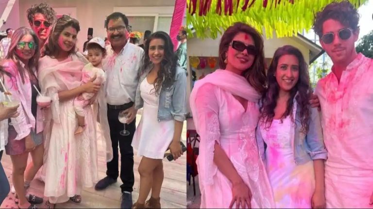 Pics: Priyanka Chopra-Nick Jonas, daughter Malti and family celebrate Holi 2024