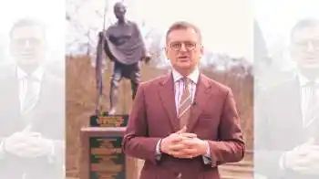 Ukraine Foreign Minister posts emotional video featuring Mahatma Gandhi to confirm his India visit