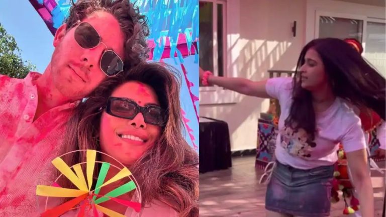 Priyanka Chopra drops PHOTOS from Holi celebration; netizens spot Mannara Chopra