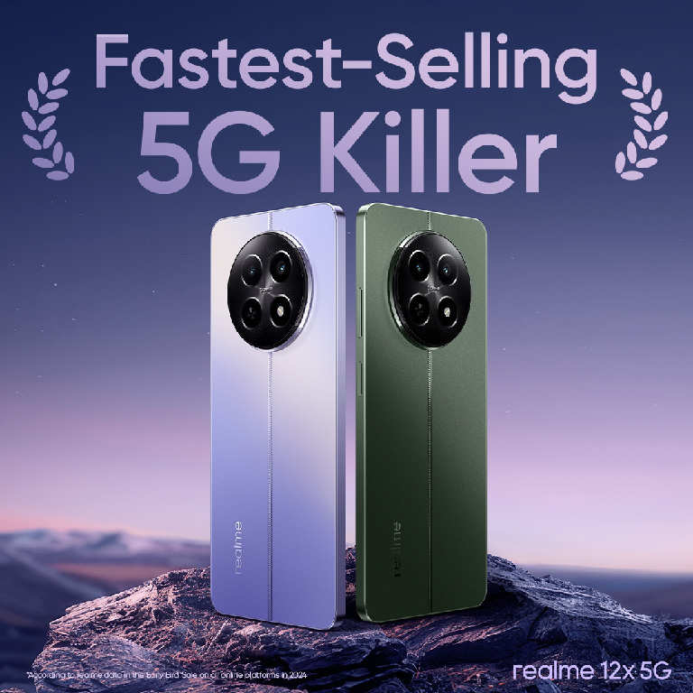 realme 12x 5G: Fastest-selling 5G killer in early bird sale on Flipkart and realme.com in 2024