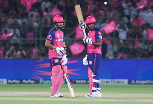 IPL 2024: Samson, Parag half-centuries lift Rajasthan to 196 for 3 against Gujarat