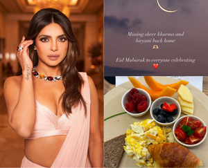 Priyanka misses sheer khurma, biryani on Eid; gorges on crepes, croissants