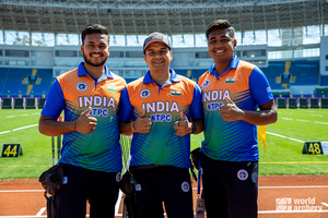 Archery WC: Indian men’s compound and mixed team win gold