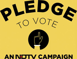 NDTV launches ‘Pledge to Vote’ campaign