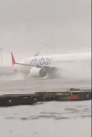 Dubai floods ground over 30 flights, airlines scramble amid chaos