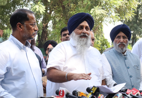 Delhi-based political parties are like East India Company: Sukhbir Badal