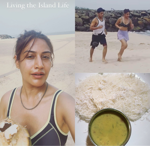 Surbhi Chandna ‘living the island life’ with hubby; enjoys ‘string hoppers, green peas mappas’