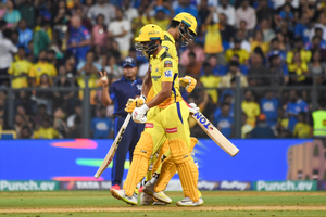 IPL 2024: Gaikwad, Dube fifties, Dhoni cameo help Chennai Super Kings reach 206/4 vs MI