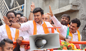 Case filed against Tejasvi Surya for ‘seeking votes on religious grounds’