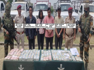 Six Myanmar nationals among 16 held with Indian & Myanmarese currencies