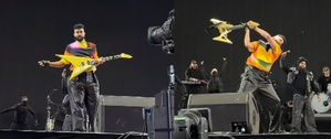 ‘Brown Munde’ AP Dhillon makes Netizens furious by breaking his guitar on Coachella stage