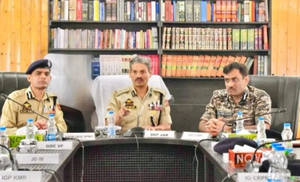 J&K DGP reviews security preparedness for LS polls