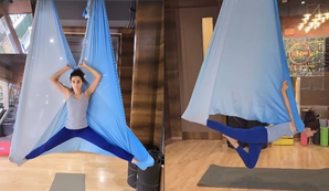 Taapsee calls herself a ‘work in progress’ as she turns into butterfly doing aerial yoga