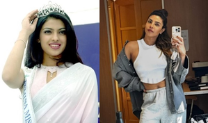 Priyanka shares ‘Then and Now’ pictures, pokes fun at her 2000s eyebrows