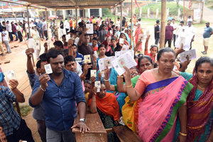 Northeast records over 50 pc voting till 3 pm despite inclement weather