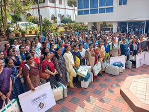 ‘Beauty of Indian democracy’: Women officers dominate polling in Puducherry’s Mahe region