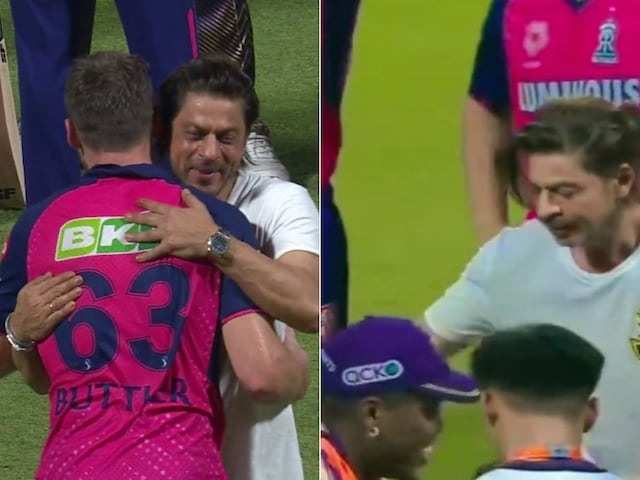 SRK’s Touching Moments: From Hugging Jos Buttler to Lifting Spirits of KKR Team, Fans Are Moved – Watch the Video!