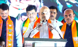 Amit Shah tears into ‘fake’ Sena, NCP, ‘half-hearted’ Congress at Maha rally