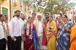 Congress candidate Ramakant Khalap files nomination for North Goa seat