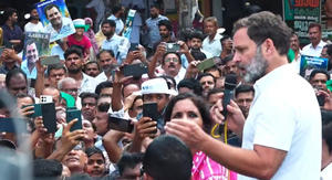 Congress trying to save Indian Constitution: Rahul Gandhi in Kerala roadshow