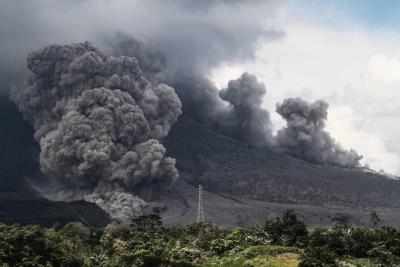 Indonesia’s Ibu volcano erupts, ash up to 3.5 km