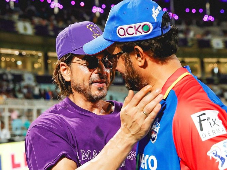 IPL 2024: Shah Rukh Khan Surprises Sourav Ganguly with a Hug in Viral Video