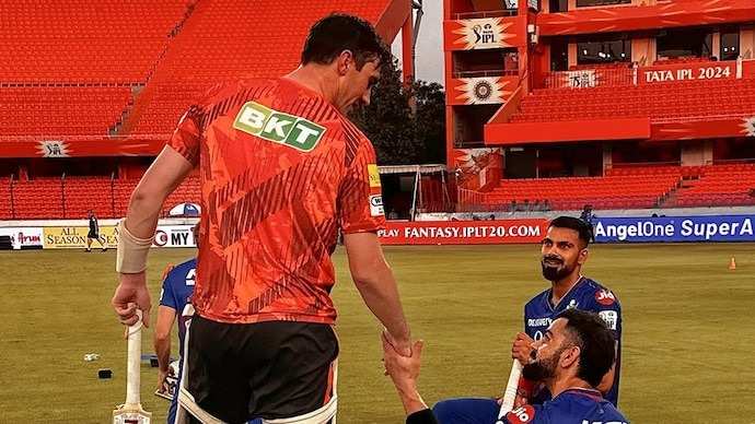 IPL 2024 SRH vs RCB: Virat Kohli’s Supportive Gesture Towards Pat Cummins Caught on Camera