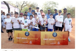 First Serve NGO partnered with The Claridges and Maxtennis Academy to empower young tennis players