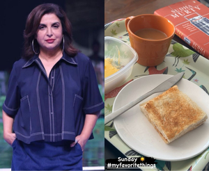 Farah Khan gives a peek into her ‘favourite things’ on Sunday: Tea, toasted bread, butter