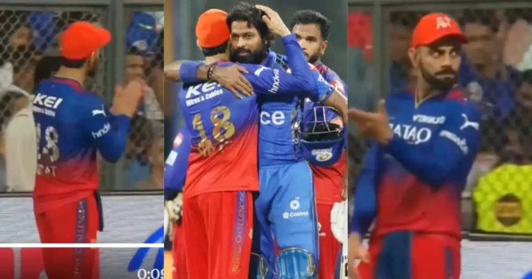 IPL 2024: Virat Kohli’s Emotional Moment: Uniting Wankhede in Applause for Hardik Pandya’s Win | WATCH