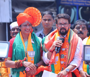 Hyderabad’s BJP nominee files nomination with rally from Charminar