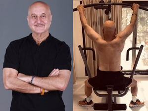 Anupam Kher lifts heavy weights for back workout: ‘If it doesn’t challenge you, it won’t change you’