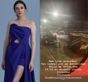 ‘Stranded’ Aditi Rao Hydari watches ‘airport circus’: New lows every day