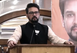 Rahul, Owaisi trained in ‘Aurangzeb school of thought’: Union Minister Anurag Thakur