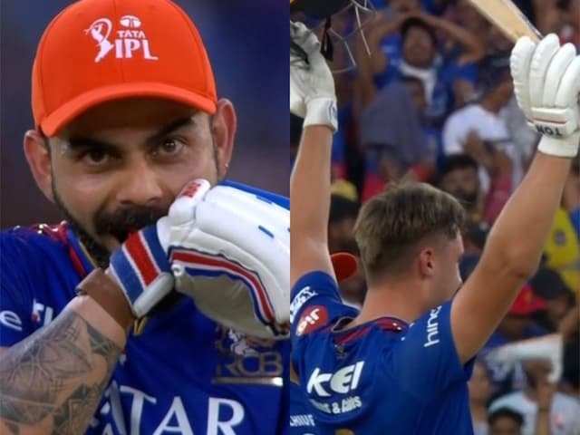 IPL 2024: Virat Kohli’s Expressive Celebration Captured as Will Jacks Powers RCB to Victory with Stunning Century – Check It Out