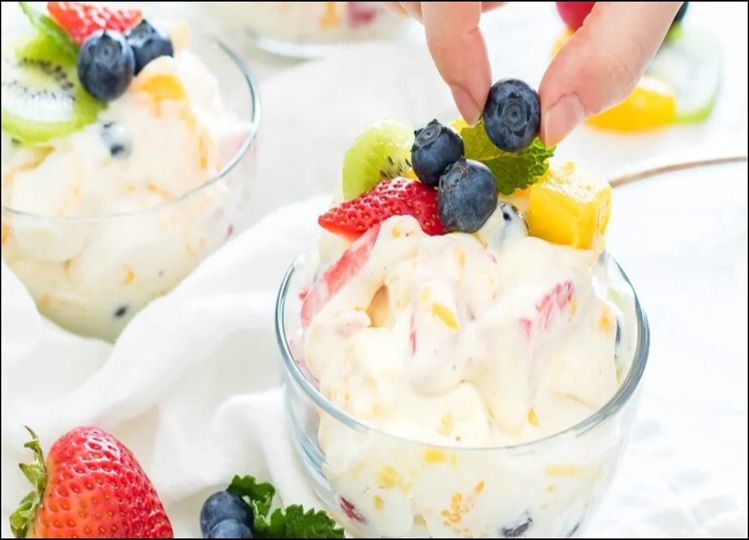 Recipe-Enjoy cold fruit cream in summer, the taste is amazing!