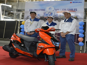 Suzuki Motorcycle produces 80 lakh units of two-wheelers in India