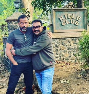 Anurag Kashyap meets Malayalam filmmaker Senna Hegde on ‘Rifle Club’ sets: Indie brotherhood