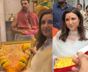 Parineeti Chopra seeks blessings at Siddhivinayak Temple, celebrates ‘Amar Singh Chamkila’