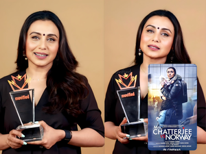 Rani Mukerji feted with Movified Best Actor Award for 'Mrs Chatterjee Vs Norway'