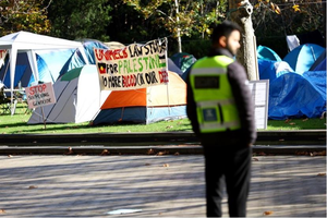 Australian National University students defy order to disband pro-Palestine encampment