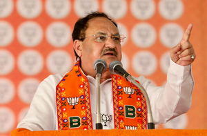 JP Nadda slams Cong over Exit Poll boycott, says ‘it shows party’s antipathy towards world’s largest democratic process’