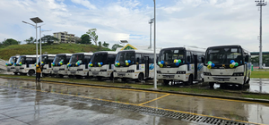 Solomon Islands University says 'thank-you India' after receiving
 Tata buses